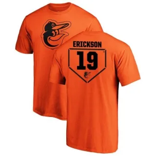Scott Erickson Baltimore Orioles Women's Black Backer Slim Fit T-Shirt 